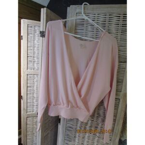 Calia Carrie Underwood size s pink sweater very soft baby pink